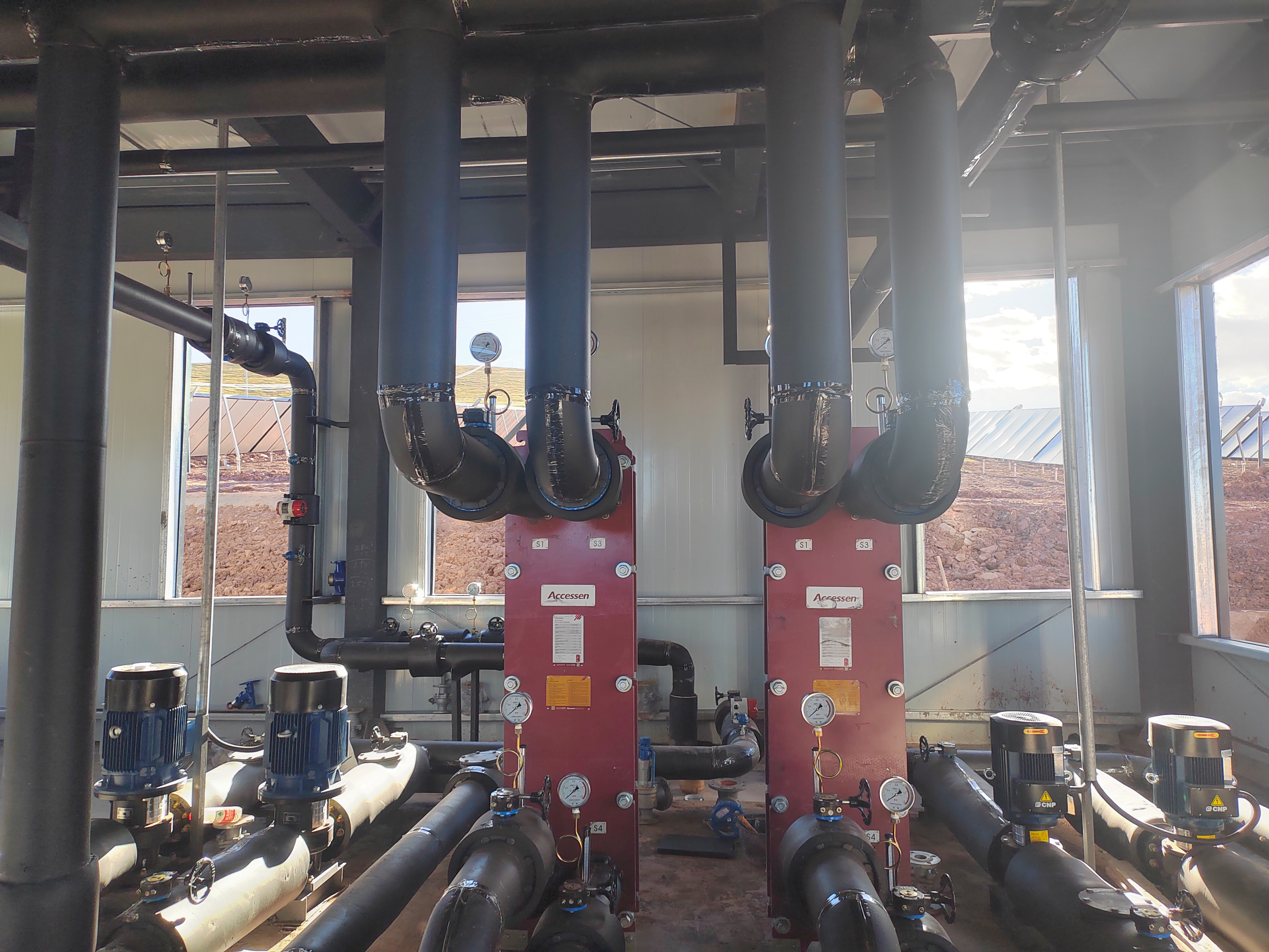 C . 西藏那曲集中供暖 C . 西藏那曲集中供暖